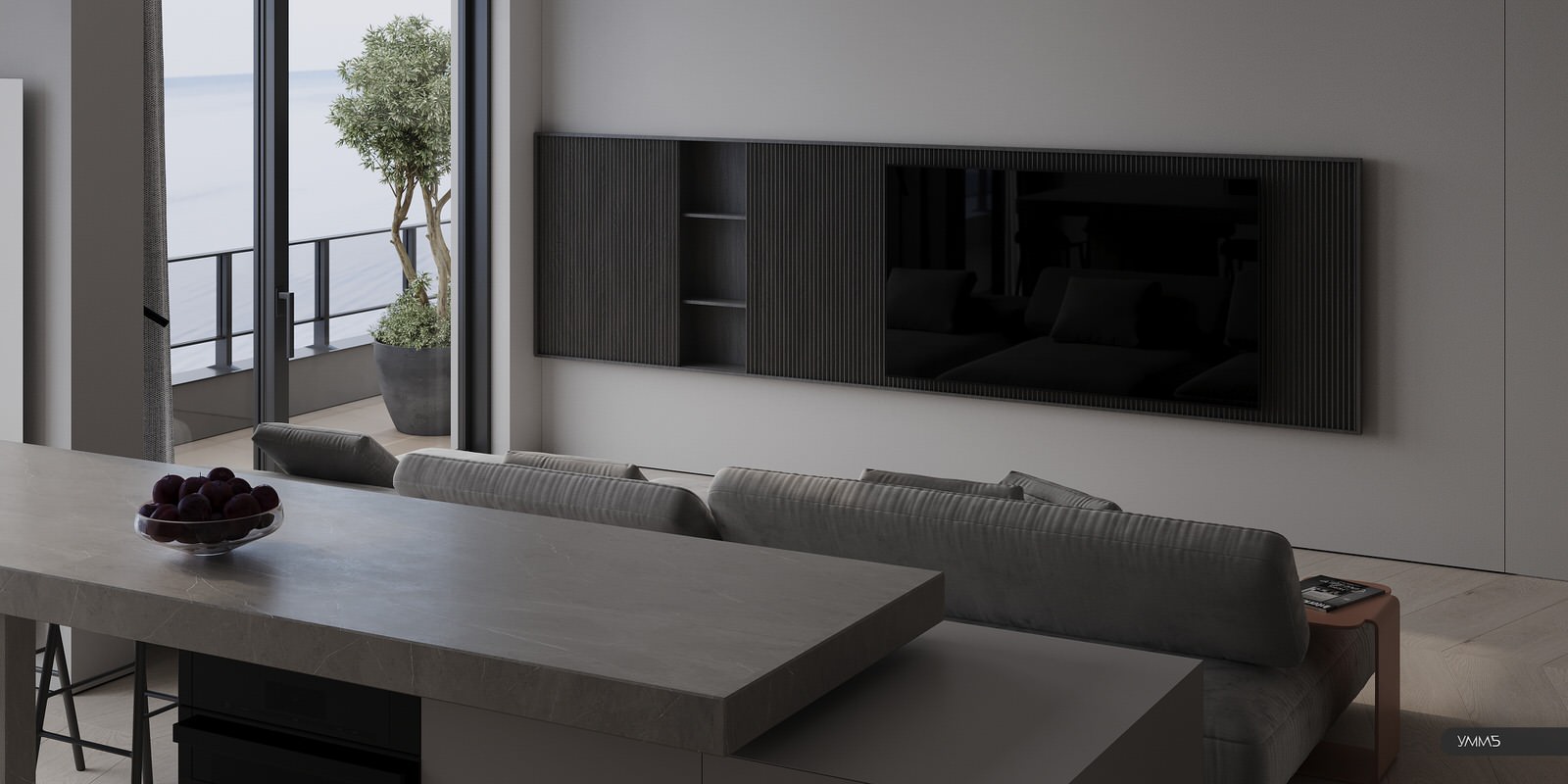 ATLANTIS A | Проект квартиры в Зеленоградске ЖК Атлантис 82 м2