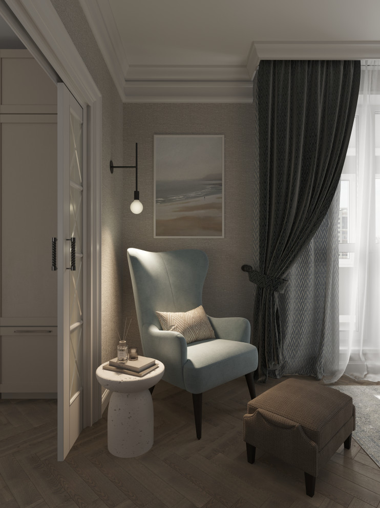 Проект кухни-гостиной 32 кв.м.