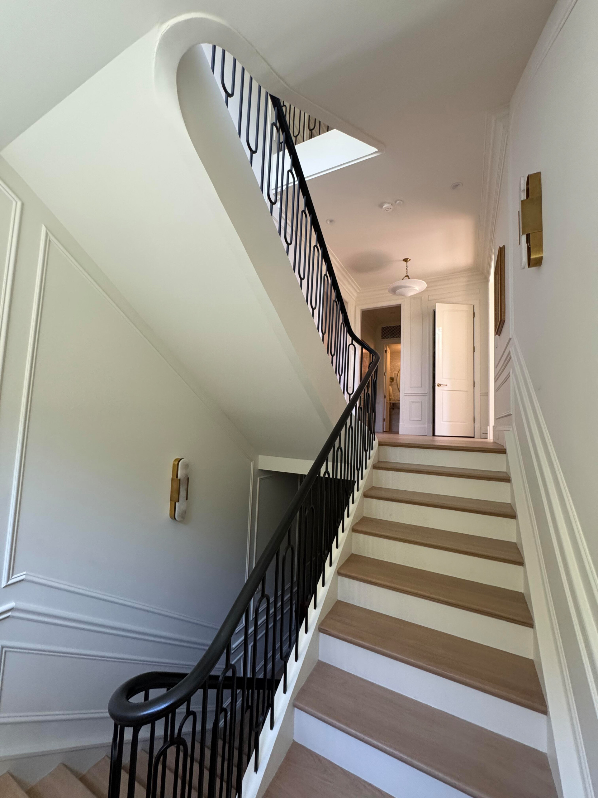 134_Stunning Straight Stair with an Elliptical Twist, McLean, VA 22101