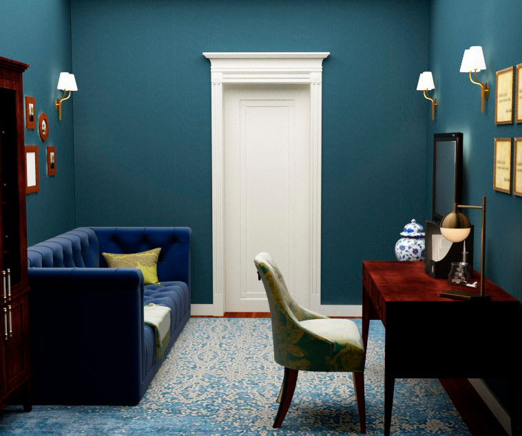 Кабинет, гостевая комната