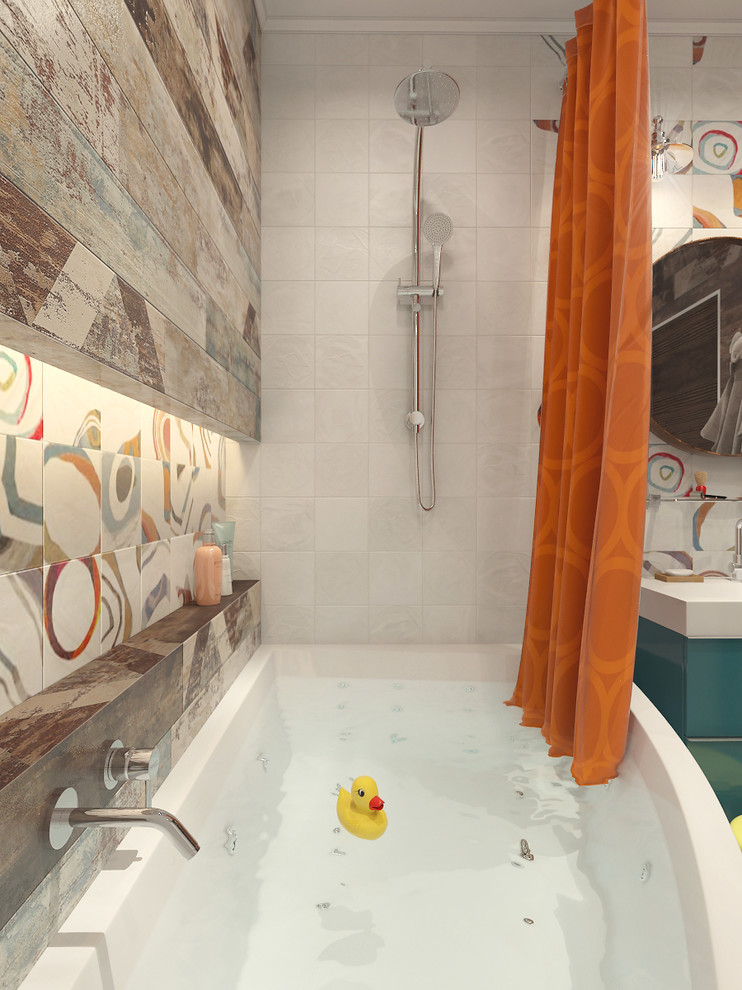 «Life in color». Двухкомнатная квартира в Подмосковье.