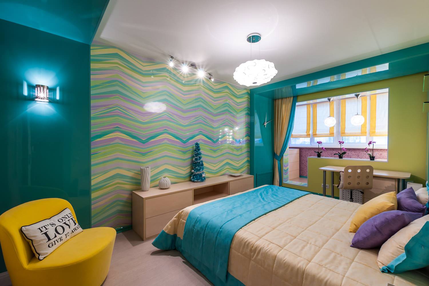 SILK PLASTER в программе "Школа ремонта", выпуск "Спальня в ёлочку"