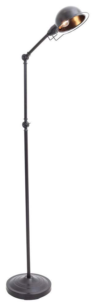 LumiSource LS-L-BANKFL-ANT Banks 1 Light Floor Lamp in Antique