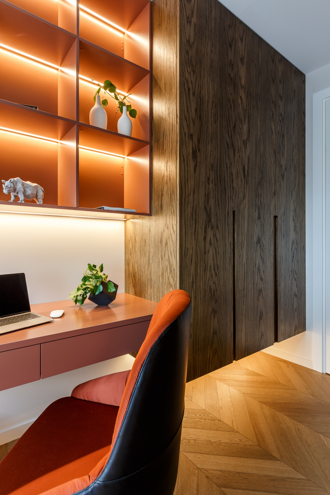 Реализованный дизайн проект квартиры в ЖК "Горный"