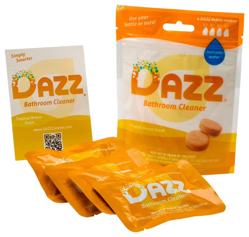 Dazz Bathroom Cleaner Refill Pack Contemporary Household Cleaning Products By Dazz 8459