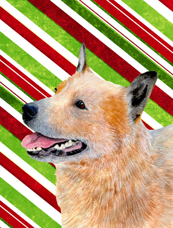 Australian Dog Candy Cane Holiday Christmas Flag - Contemporary - Outdoor Decorations - by | Houzz