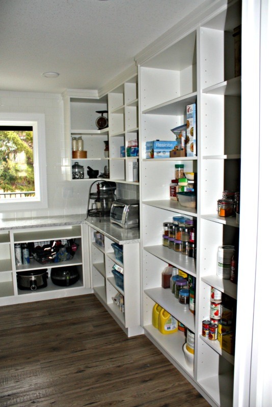 Example of a transitional kitchen design in Vancouver