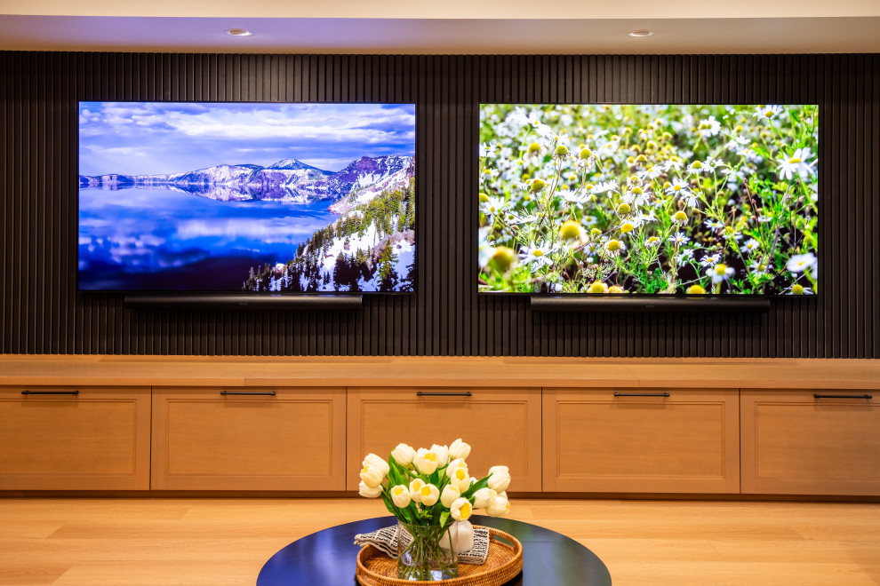 Large-Format TVs & Custom Entertainment Space