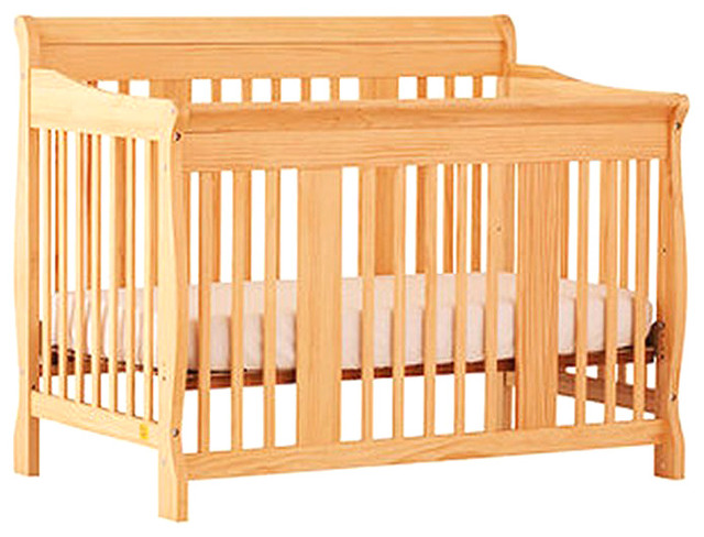 Stork Craft Tuscany 4-in-1 Stages Baby Crib in Natural