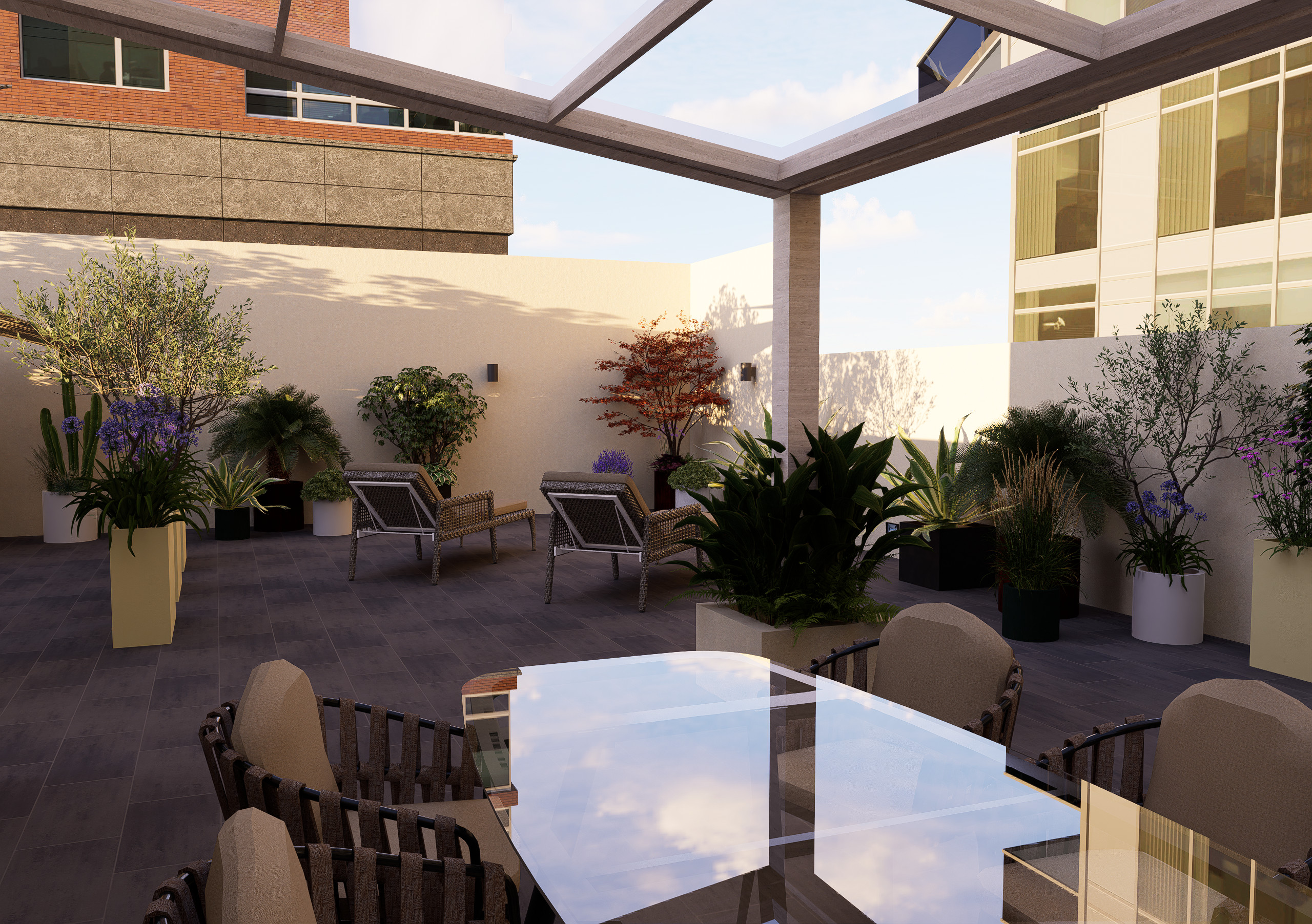 Una vita sulla terrazza romana