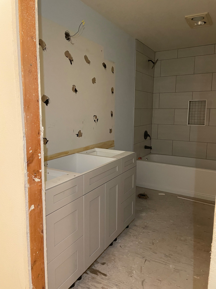 During Construction- kids bath