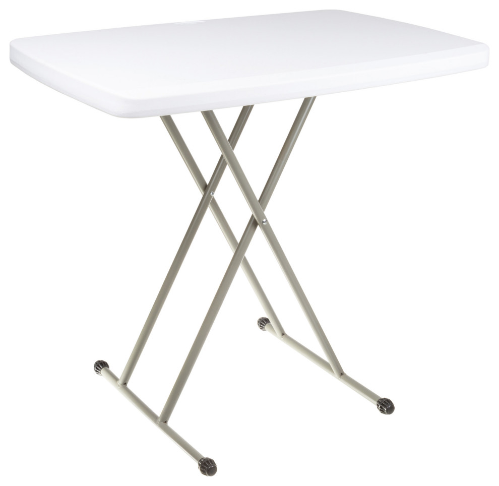 Folding Table, Lightweight Portable Folding Desk, White