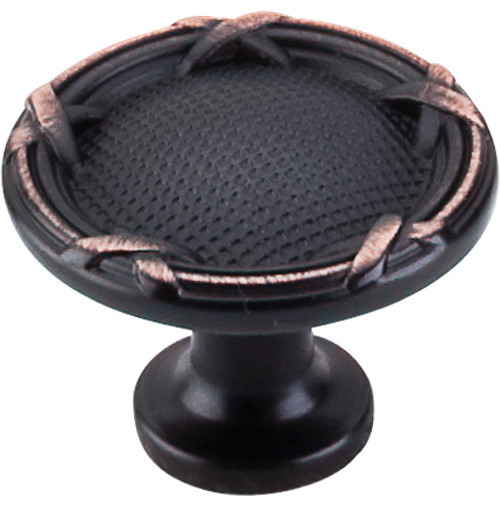 Ribbon & Reed Knob Tuscan Bronze, TKM1647 Traditional And