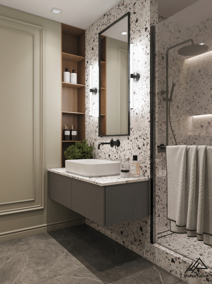 Современный минималистичный интерьер с элементами классики