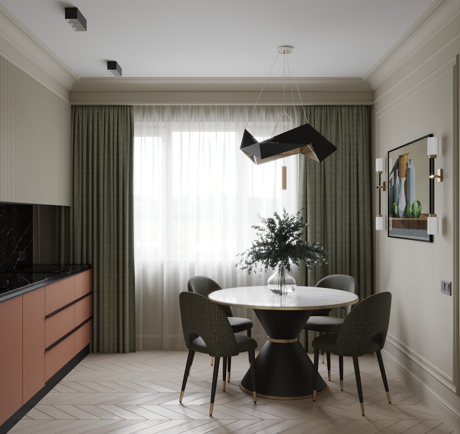 Квартира 78 кв.м. для дизайнера с семьей