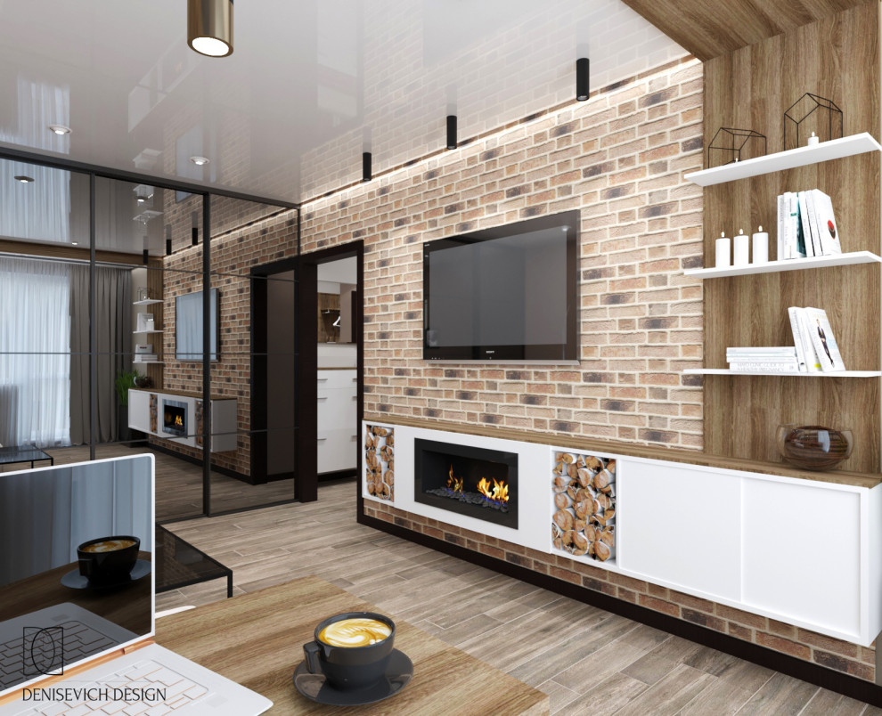 Гостиная в проекте по ул. Сысоева