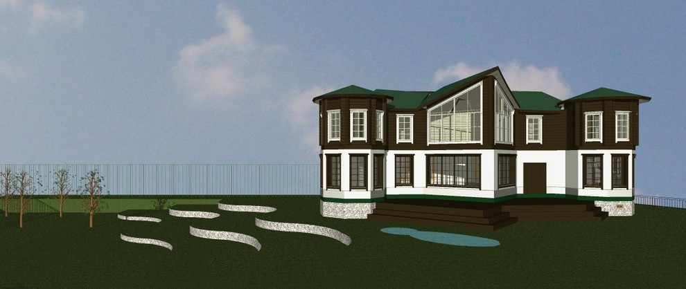 Частный дом из клееного бруса