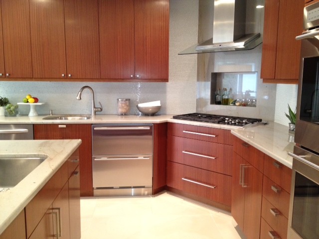 Sapele Modern Kitchen Contemporary Kitchen Philadelphia