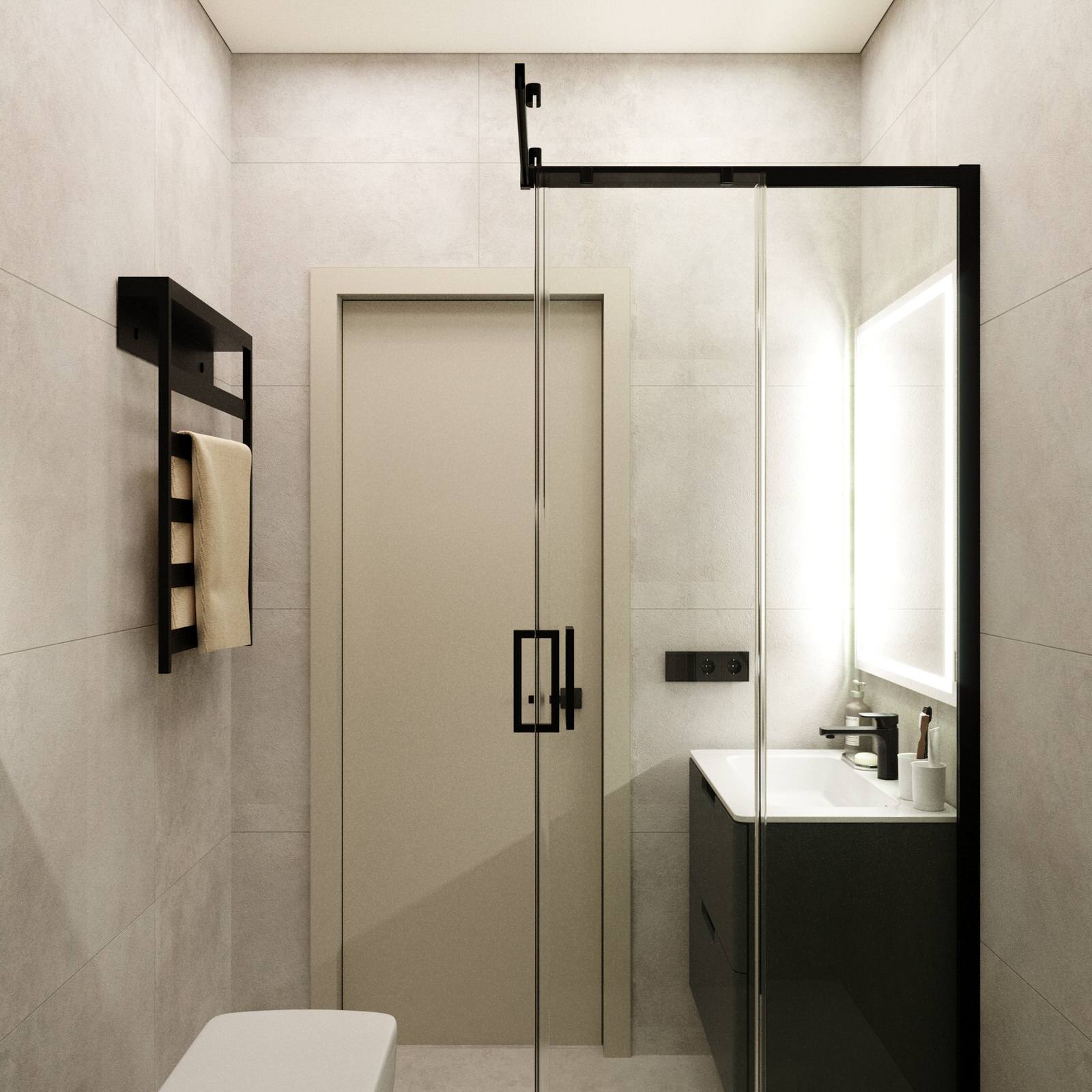 2 санузла в ЖК Высота