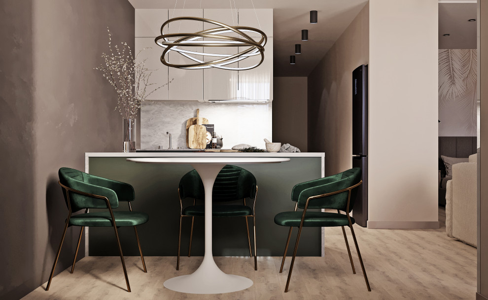 Студия в пастельных тонах