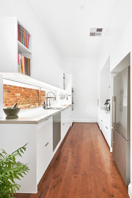Bright Contemporary Kitchen & Laundry Renovation contemporary-kitchen