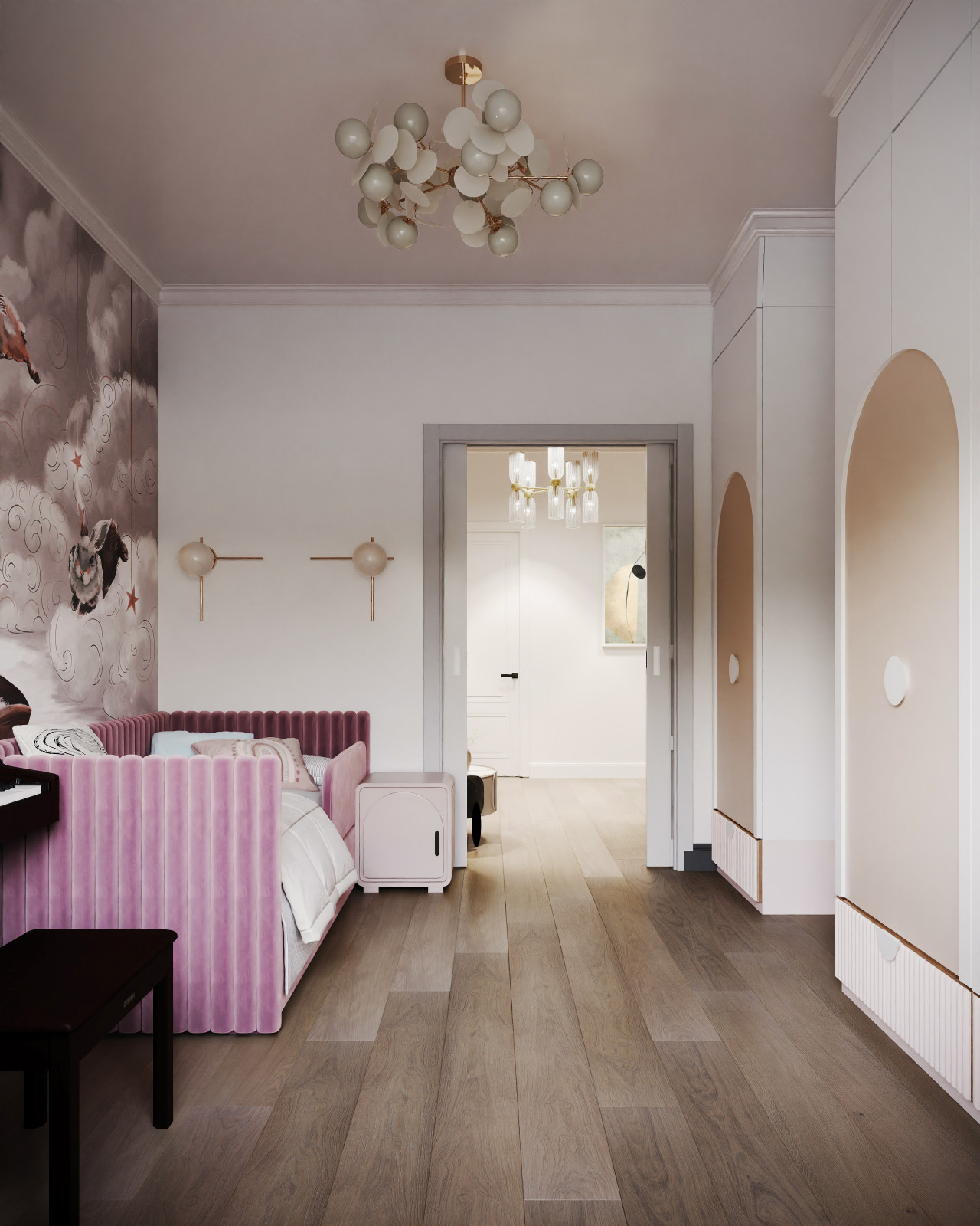 Дизайн детской комнаты для девочки