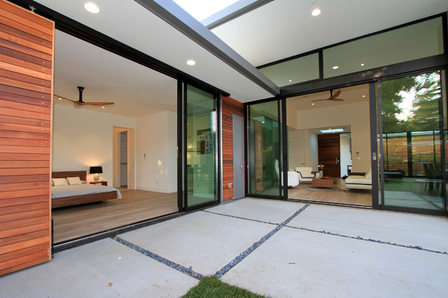 Los Altos Modern moderno-facciata