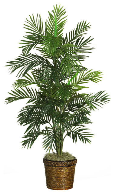 4.5' Areca Palm Silk Tree With Basket