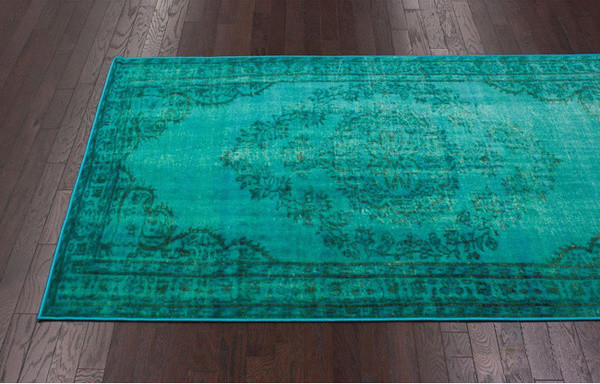 NuLoom Vintage-Inspired Over-Dyed Rug, Turquoise