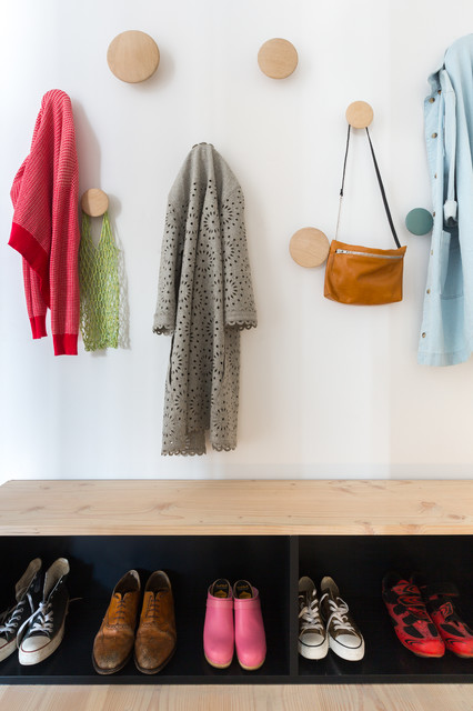 London Loft nordico-recibidor-y-pasillo