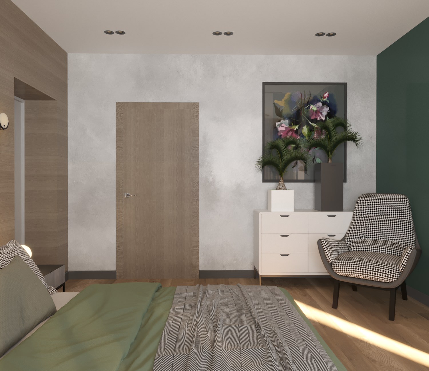 Дом с 2х светной гостиной