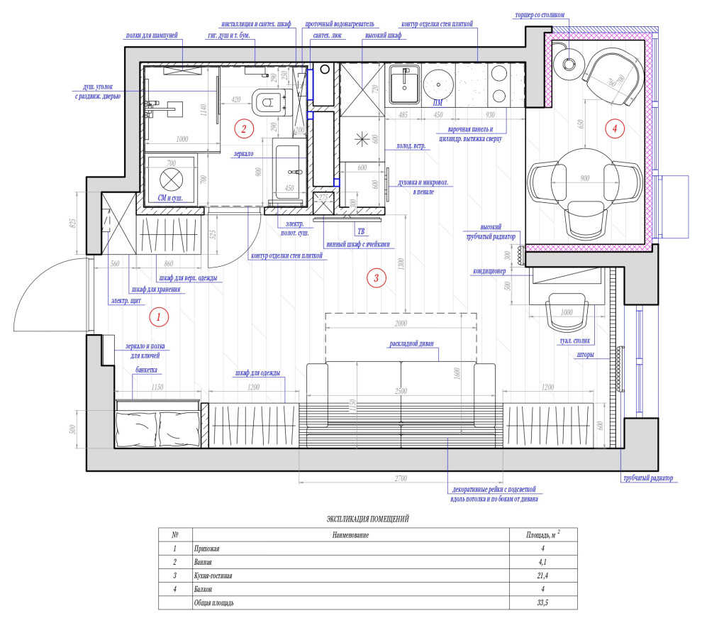 Планировочное решение
