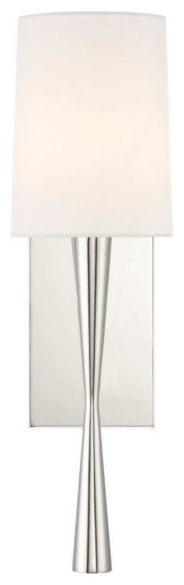 Trenton 1 Light Polished Nickel Wall Mount