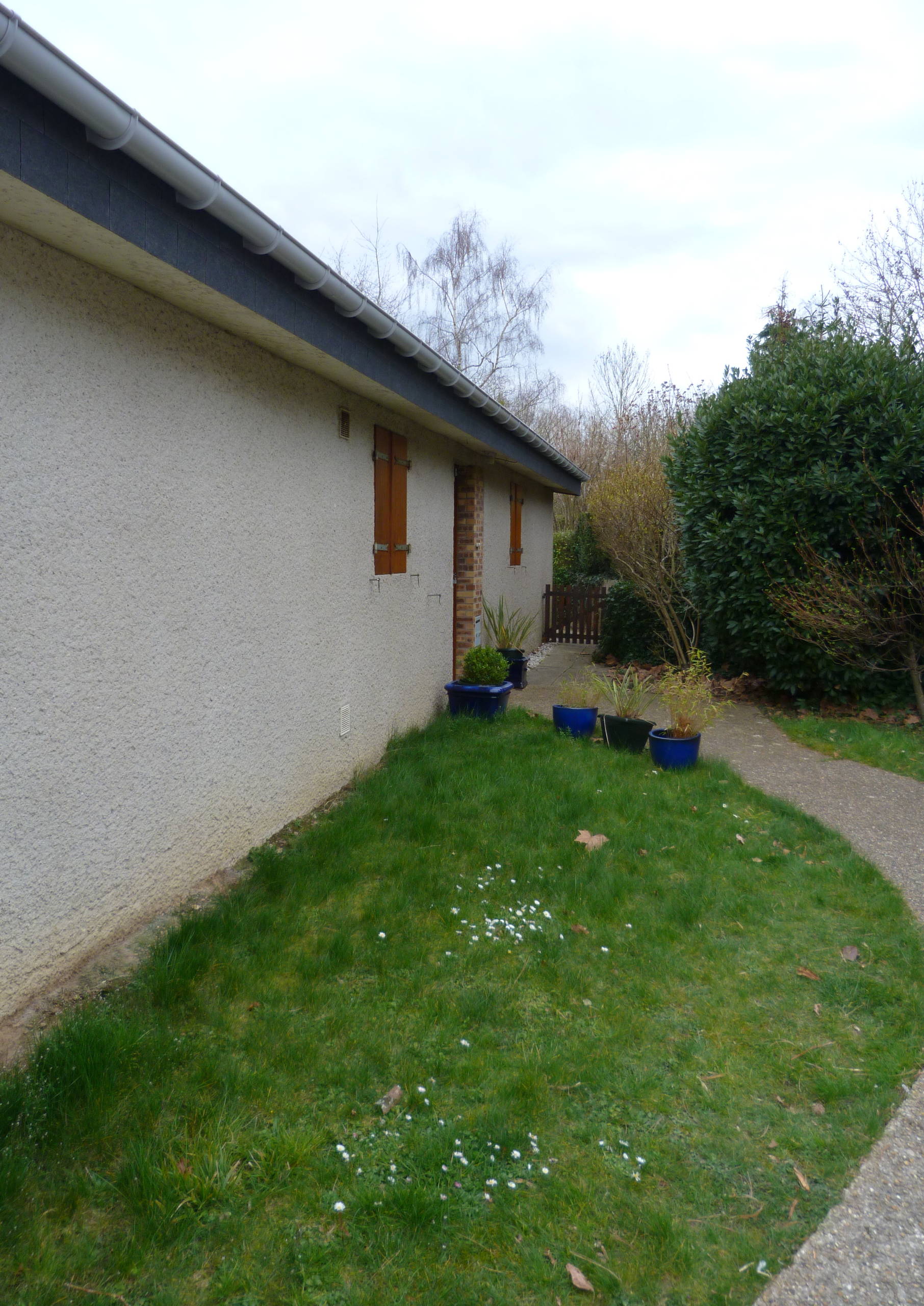 Photo avant travaux - EXTENSION D'UNE MAISON INDIVIDUELLE à Villiers-le-Bâcle