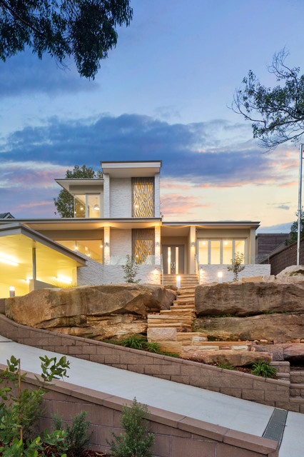 Castlecrag modern-fasad