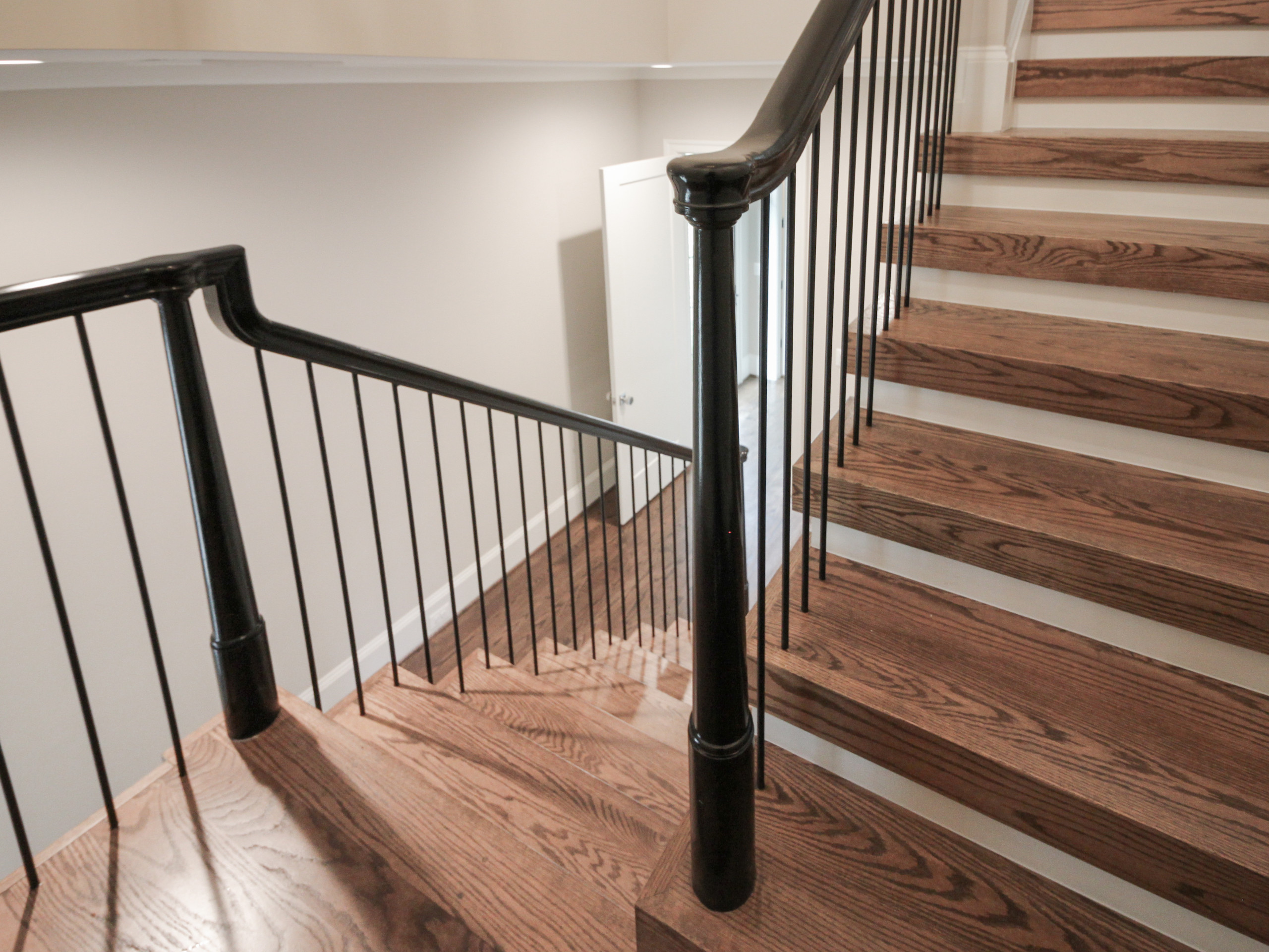89_Eclectic and Edgy Staircase in French Contemporary Residence, McLean VA 2210