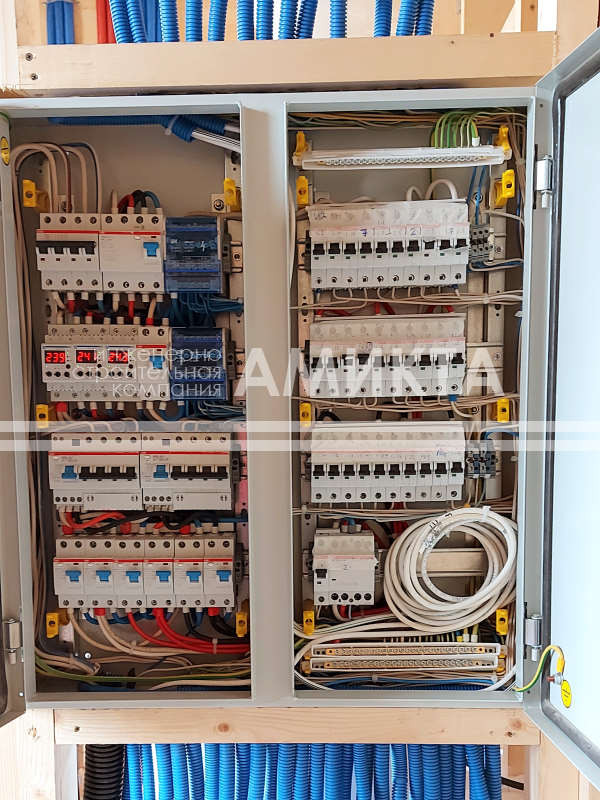 Инженерные системы для дома из бруса 215 м²