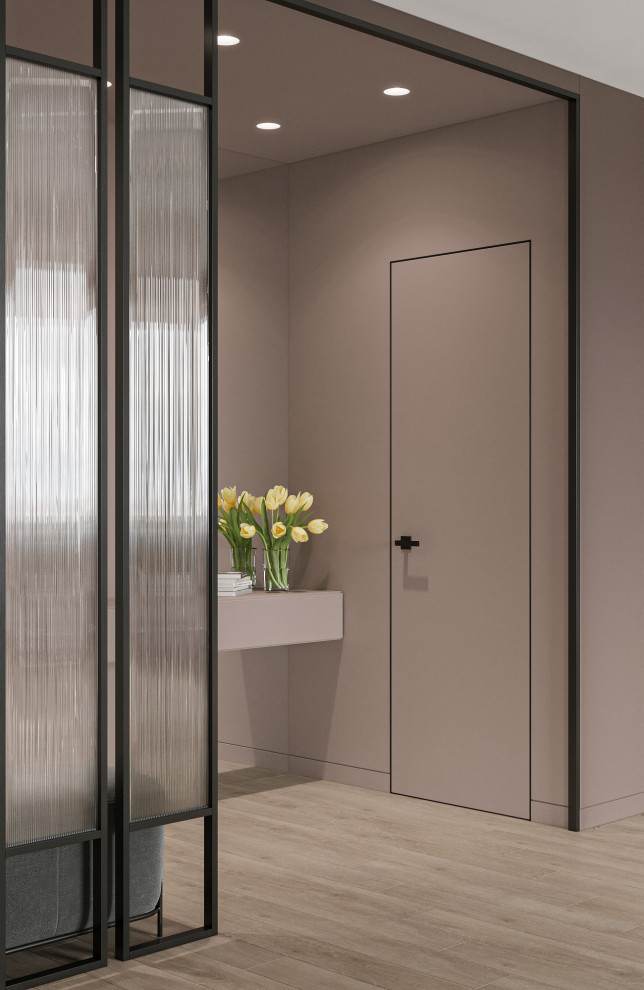 Дизайн интерьера в розовых тонах