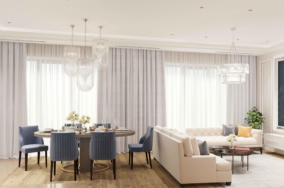 Квартира в ЖК «Актер Гэлакси», 78м², стиль: современная классика. Сочи