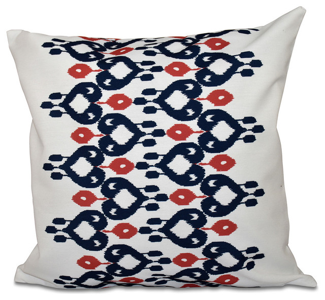 Boho Chic , Geometric Outdoor Pillow Mediterranean Outdoor Cushions