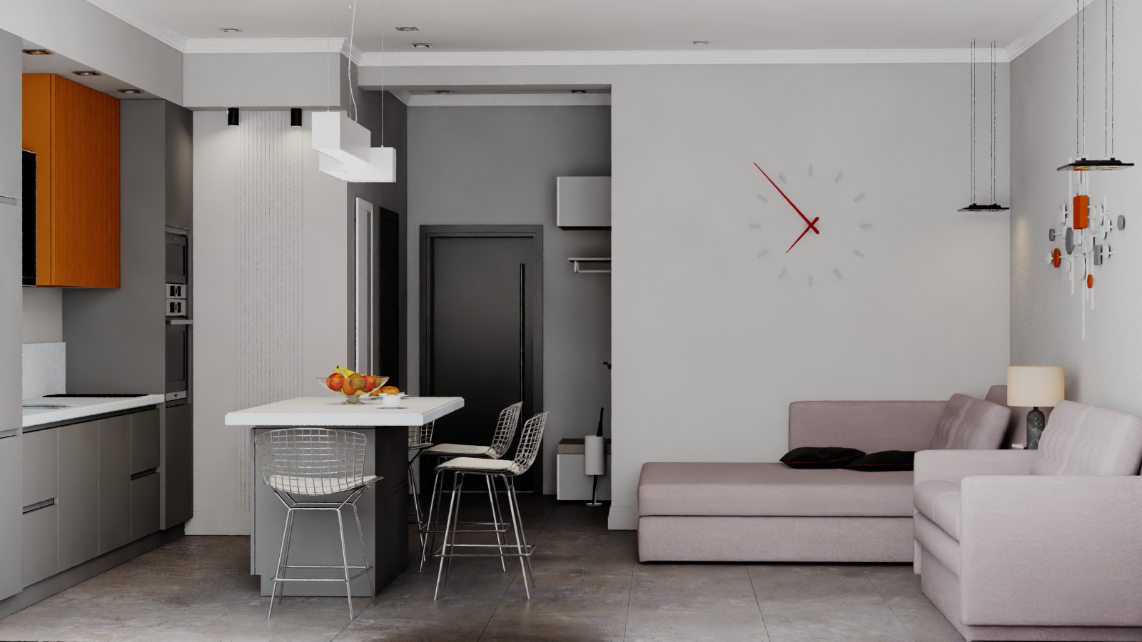 Студия 47 кв м в Сочи на Санаторной