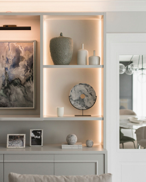 Surrey Home contemporary-vardagsrum