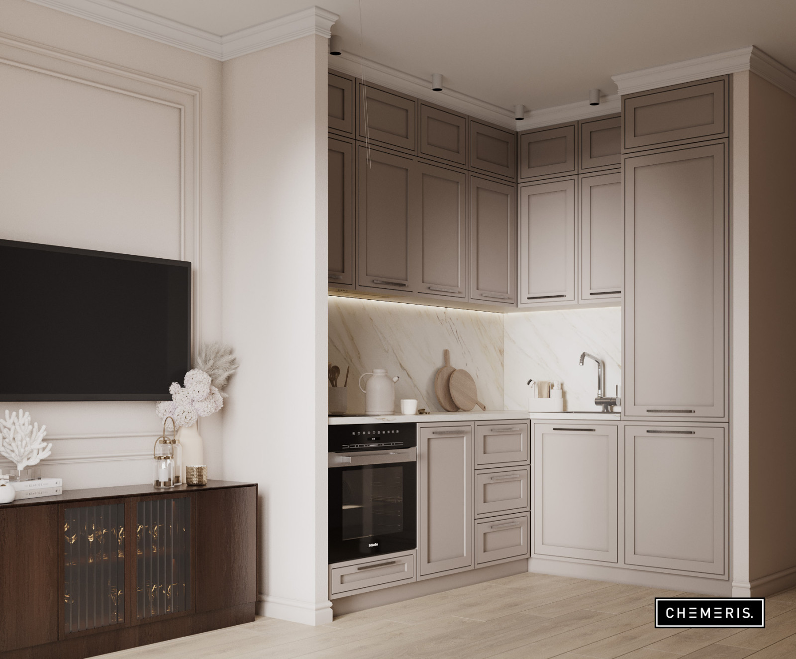 Однокомнатная квартира в ЖК "River Park" (Архангельск)