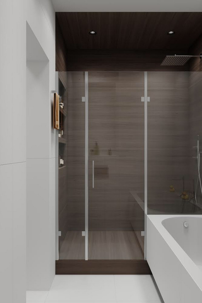 Дизайн-проект квартиры в стиле минимализм (Дыбенко)