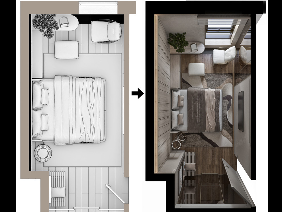 ЖК Резиденция Монэ.(Спальня)