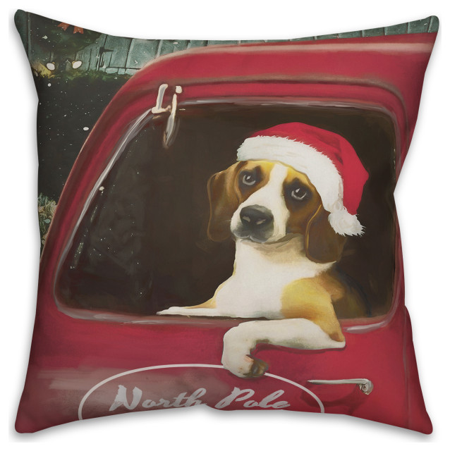 beagle throw pillows
