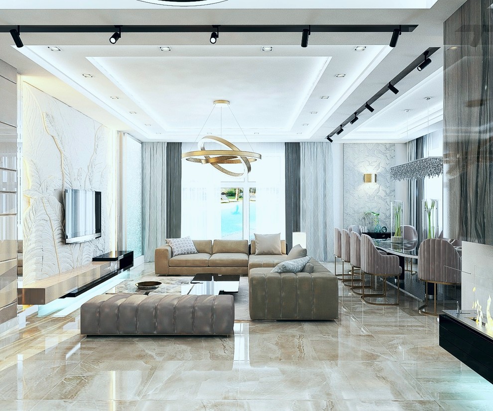 Дизайн столовой группы в частном домовладении 3