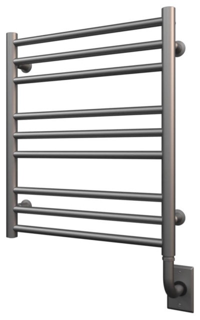 ICO Bath Sorano Hydronic Towel Warmer - Round Bar, 19.5 Inch x 23 Inch ...
