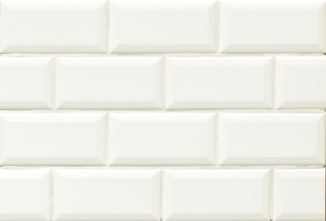 Traditions 3 X6 Beveled Gloss Subway Tile Ice White Traditions 3 X6 Beveled Gloss Subway Tile Ice White