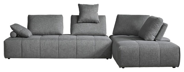 Divani Casa Edgar Modern Gray Fabric Modular Sectional Sofa Contemporary Sofas By Vig Furniture Inc Houzz - Modular Sectional Sofa Sleeper Divani Casa Edgar Modern Gray Fabric Modular Sectional Sofa Contemporary Sofas By Vig Furniture Inc Houzz - Modular Sectional Sofa Sleeper